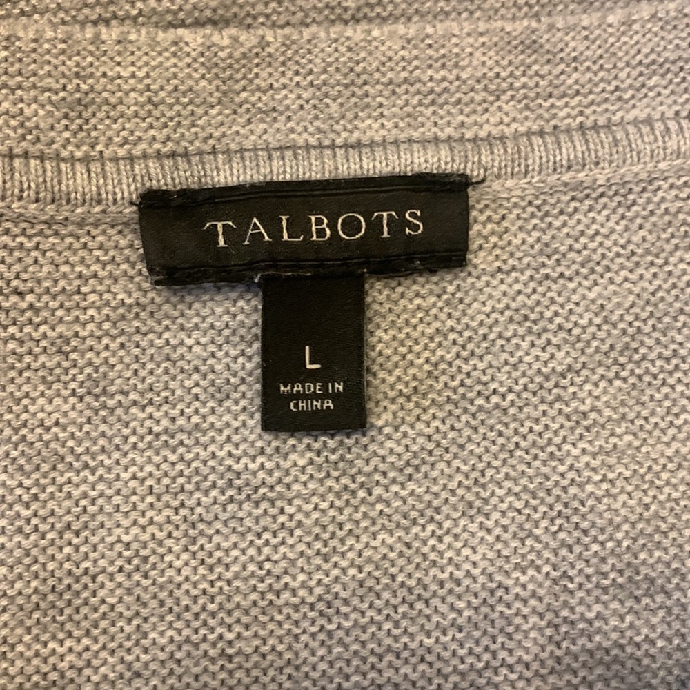 Talbots Multicolor Stripe Button 3/4 Sleeve Detai… - image 6